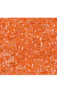 Miyuki delica Beads 11/0 - Transparent orange luster DB-1887